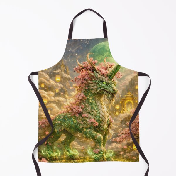 Item preview, Jade Qilin • Celestial Mythic Guardian • Surreal Fantasy Creature designed and sold by YourForKor.