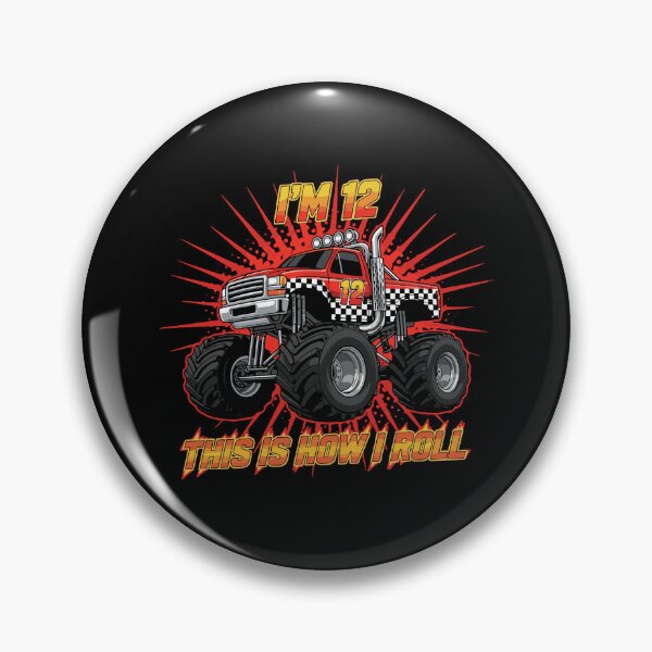 Item preview, I'm 12 This Is How I Roll Monster Truck Twelve Year Old Birthday Boy designed and sold by PopStars1993.