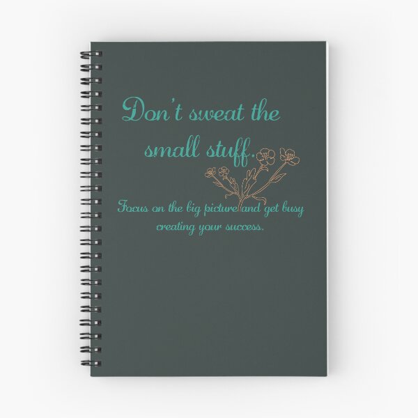 Item preview, Don't Sweat the Small Stuff - Floral Cursive Version designed and sold by TheThankfulTyne.