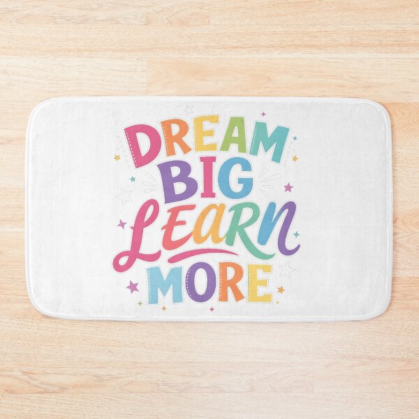 Item preview, Dream Big Learn More Retro Back To School Teacher Student designed and sold by jabarArt.
