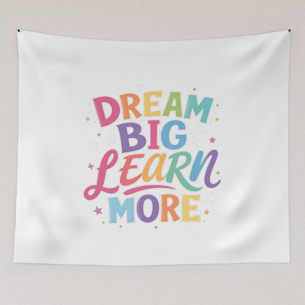 Item preview, Dream Big Learn More Retro Back To School Teacher Student designed and sold by jabarArt.