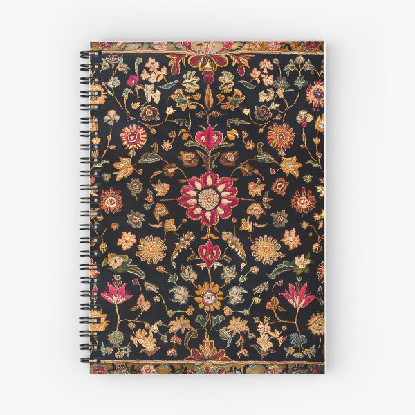 Item preview, Vintage Black Floral Tapestry Botanical Wall Art Print Design designed and sold by GrinGalore.