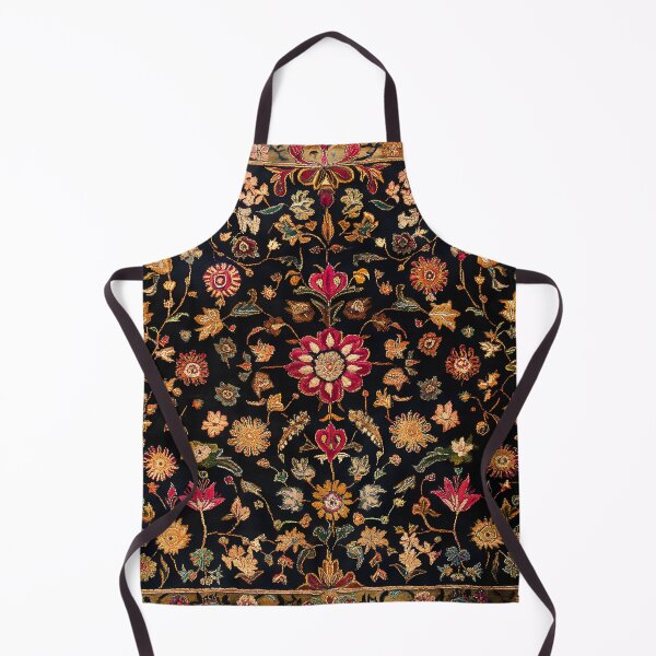Item preview, Vintage Black Floral Tapestry Botanical Wall Art Print Design designed and sold by GrinGalore.