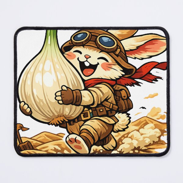 Item preview, Giant Rakkyo Treasure Bunny Sticker – Cute Japanese Sand Dunes Adventure Meme designed and sold by kawaii animal store (in Japan).