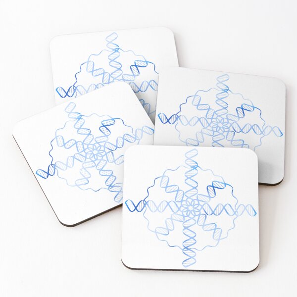 Item preview, Blue Fancy DNA Snowflake designed and sold by emmacatwheels.