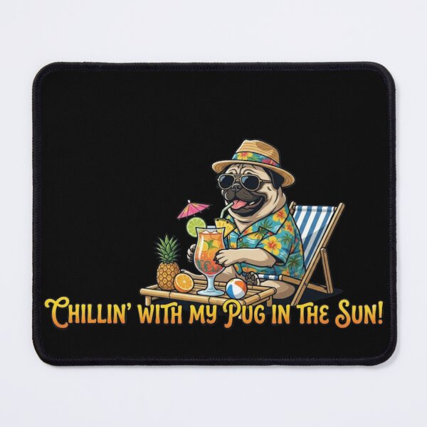 Item preview, Chillin’ with my pug in the sun designed and sold by PumpkinStudioPL.