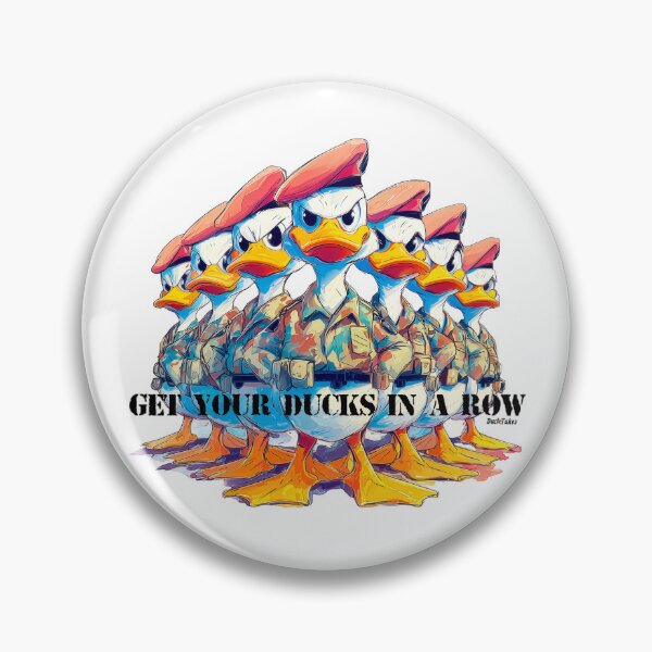 Item preview, Get Your Ducks in a Row Military Ducks designed and sold by DuckSmith.