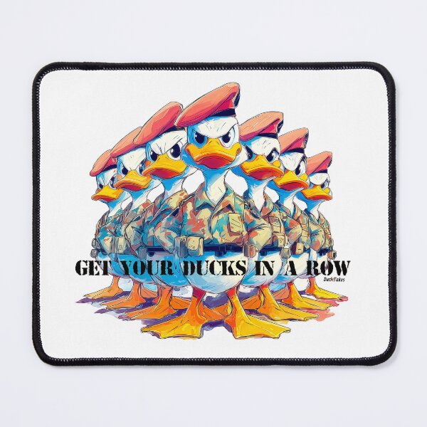 Item preview, Get Your Ducks in a Row Military Ducks designed and sold by DuckSmith.