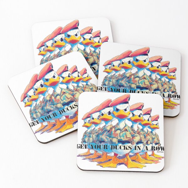 Item preview, Get Your Ducks in a Row Military Ducks designed and sold by DuckSmith.