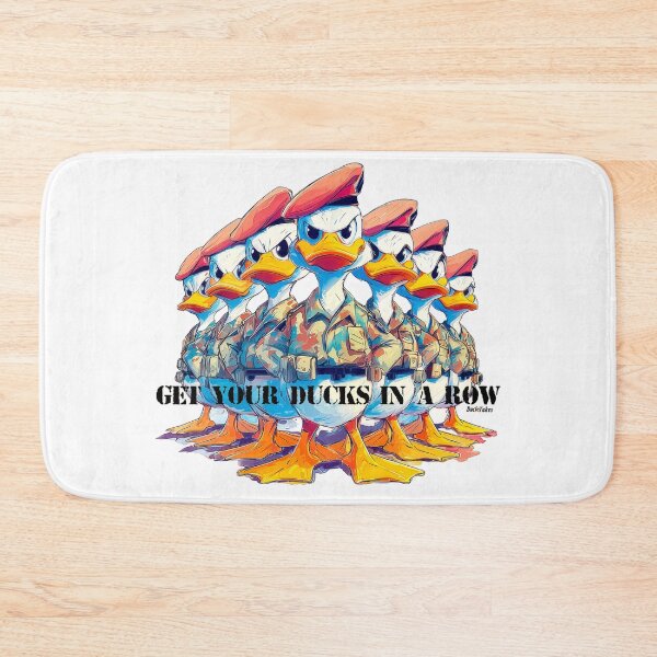 Item preview, Get Your Ducks in a Row Military Ducks designed and sold by DuckSmith.