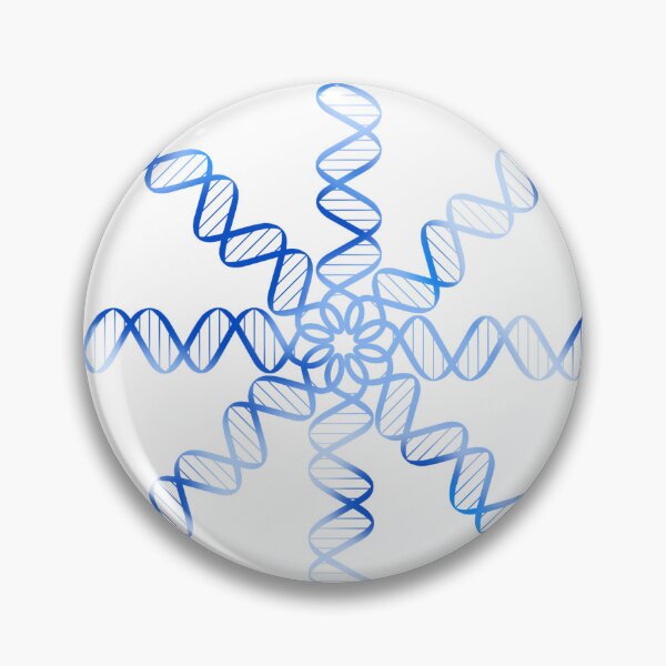 Item preview, Blue DNA Snowflake designed and sold by emmacatwheels.