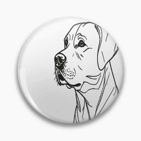 Item preview, Labrador in Minimalist Linear Art designed and sold by VestraDesign.