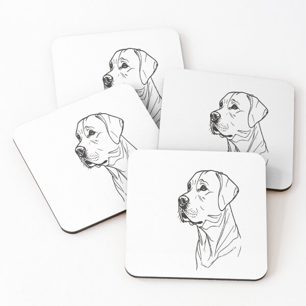 Item preview, Labrador in Minimalist Linear Art designed and sold by VestraDesign.