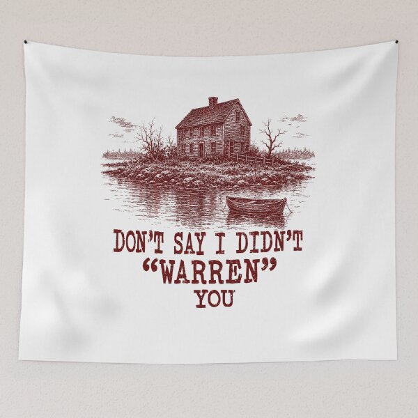 Item preview, Don't Say I Didn't Warren You Haunted House designed and sold by watanabeee.