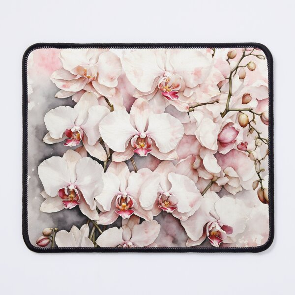 Item preview, White Orchid Watercolor Painting designed and sold by RawNaturePrints.