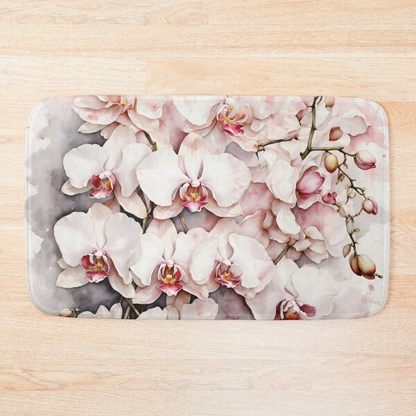 Item preview, White Orchid Watercolor Painting designed and sold by RawNaturePrints.