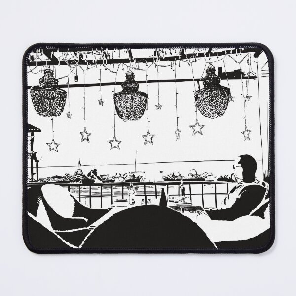 Item preview, Drawing chilling by the sea designed and sold by Glockers99.