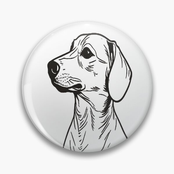 Item preview, Dachshund in Minimalist Linear Art designed and sold by VestraDesign.