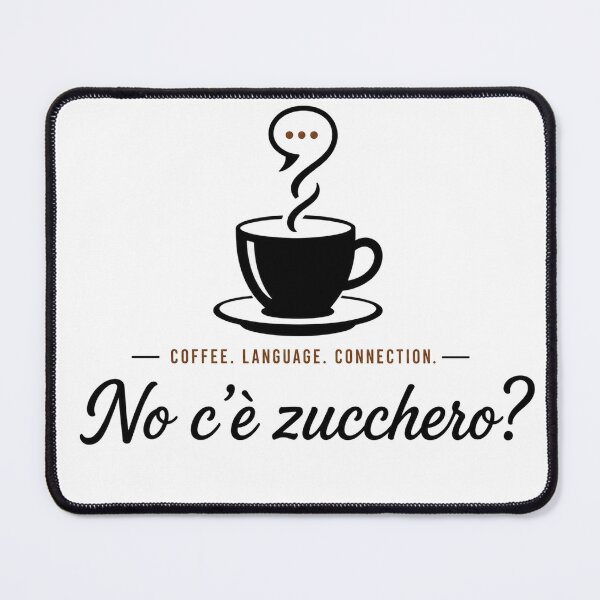 Item preview, No c'è zucchero? | Italian Coffee Conversation | Language Learner Design designed and sold by Trodyglot.