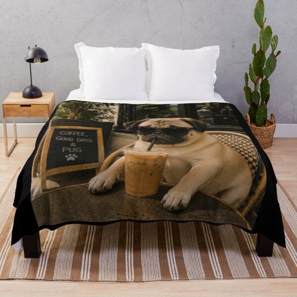 Item preview, Cool French Bulldog with Sunglasses Drinking Iced Coffee designed and sold by will freed18.