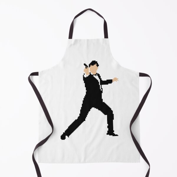 Item preview, Pixel Silhouette - James Bond - Timothy Dalton designed and sold by FancyOwlDesigns.
