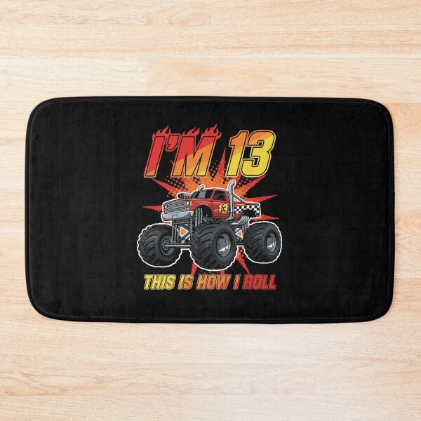Item preview, I'm 13 This Is How I Roll Thirteenth Birthday Monster Truck Teen Boy designed and sold by PopStars1993.