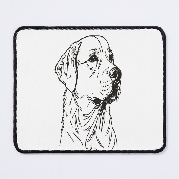 Item preview, Golden Retriever in Minimalist Linear Art designed and sold by VestraDesign.