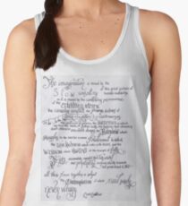 Lord Balfour quote Women's Tank Top