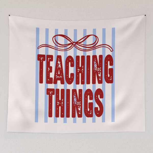 Item preview, Teaching Things Funny Teacher School Gift designed and sold by LASTIQUE-dd.