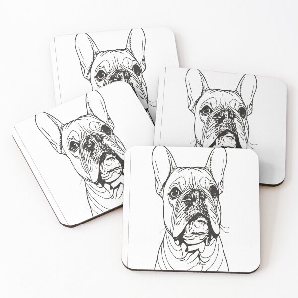 Item preview, French Bulldog in Minimalist Linear Art designed and sold by VestraDesign.