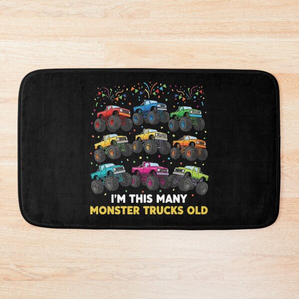 Item preview, I'm This Many Monster Trucks Old 9th Birthday Boy designed and sold by PopStars1993.