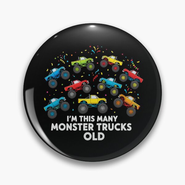 Item preview, I'm This Many Monster Trucks Old 9th Birthday Boy Kids Celebration designed and sold by PopStars1993.