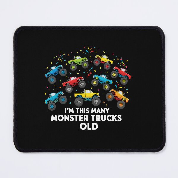 Item preview, I'm This Many Monster Trucks Old 9th Birthday Boy Kids Celebration designed and sold by PopStars1993.
