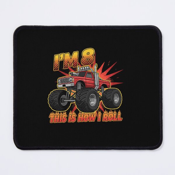 Item preview, I'm 8 This Is How I Roll Monster Truck Eighth Birthday Boy designed and sold by PopStars1993.