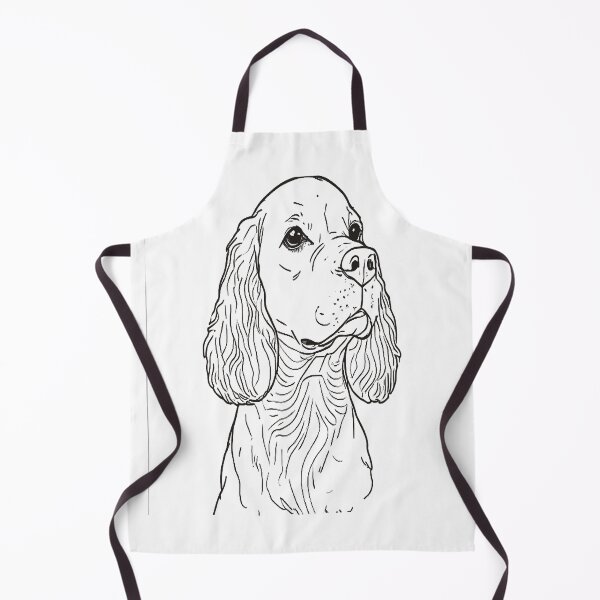 Item preview, Cocker Spaniel in Minimalist Linear Art designed and sold by VestraDesign.