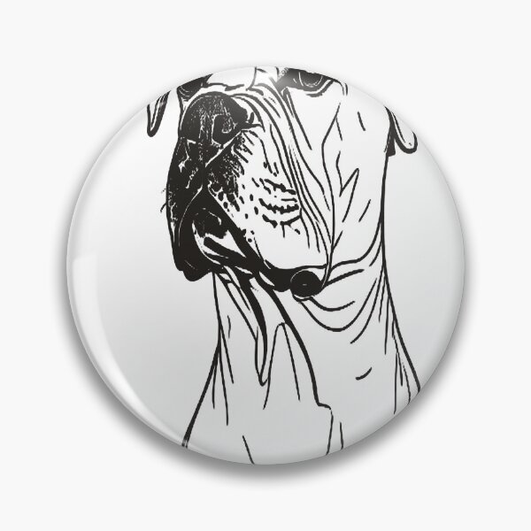 Item preview, Boxer in Minimalist Linear Art designed and sold by VestraDesign.