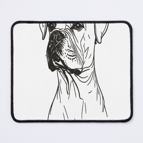 Item preview, Boxer in Minimalist Linear Art designed and sold by VestraDesign.