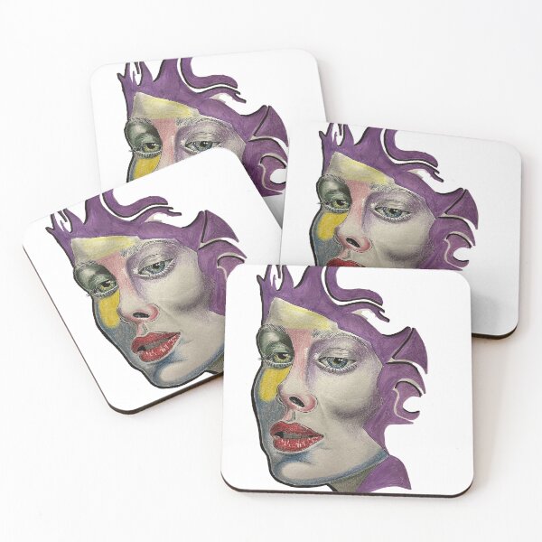 Item preview, Surreal Rainbow Face Woman designed and sold by jam-66.