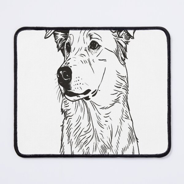 Item preview, Border Collie in Minimalist Linear Art designed and sold by VestraDesign.