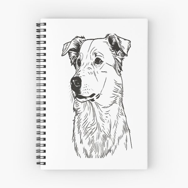 Item preview, Border Collie in Minimalist Linear Art designed and sold by VestraDesign.
