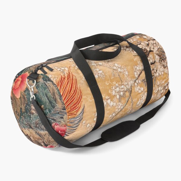 Item preview, Imperial Phoenix Cherry Blossoms Oriental Landscape Wall Art Print designed and sold by GrinGalore.