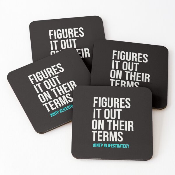 Item preview, INTP FIGURES IT OUT ON THEIR TERMS  | MBTI LIFE STRATEGY SERIES — INTP PERSONALITY EDITION designed and sold by WitLounge.