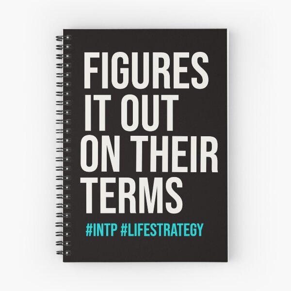 Item preview, INTP FIGURES IT OUT ON THEIR TERMS  | MBTI LIFE STRATEGY SERIES — INTP PERSONALITY EDITION designed and sold by WitLounge.