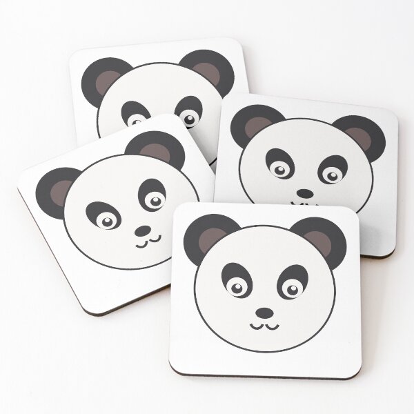 Item preview, Cute Minimalist Panda Face designed and sold by PandaInkDQT.