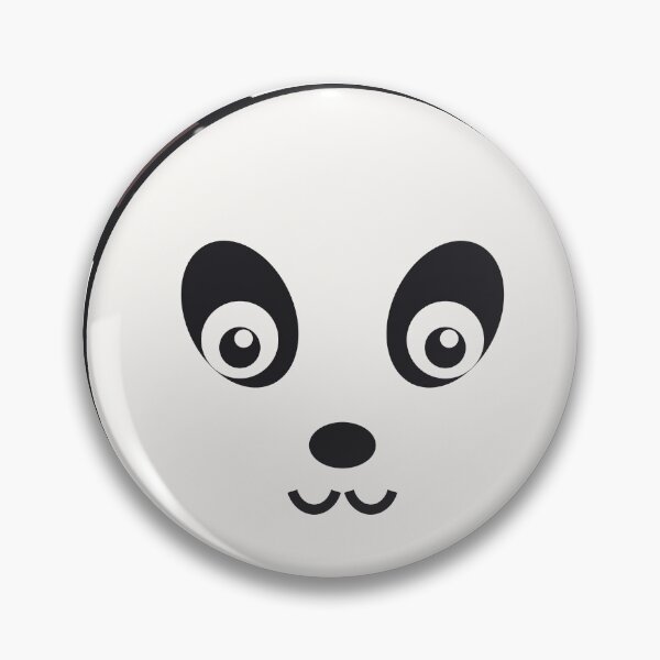 Item preview, Cute Minimalist Panda Face designed and sold by PandaInkDQT.