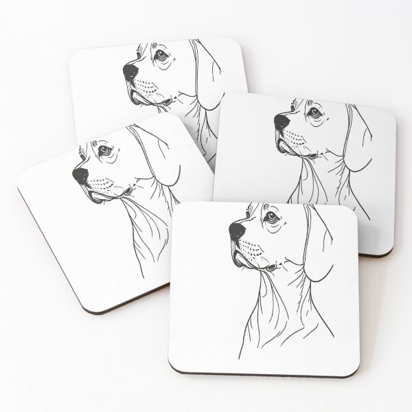 Item preview, Beagle in Minimalist Linear Art designed and sold by VestraDesign.