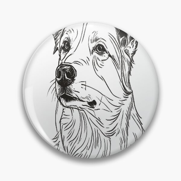 Item preview, Australian Shepherd in Minimalist Linear Art designed and sold by VestraDesign.