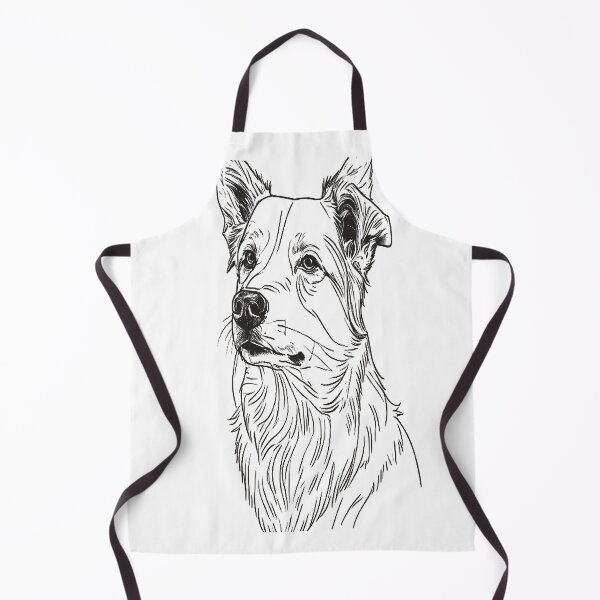 Item preview, Australian Shepherd in Minimalist Linear Art designed and sold by VestraDesign.