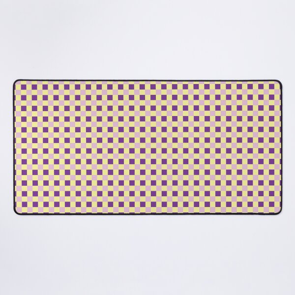 Artikelvorschau, Nahtloses Schachbrettmuster in Lavendel, Buttergelb und Zartrosa | Modernes geometrisches Quadratmuster entworfen und verkauft von ViviNyks.