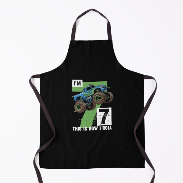 Item preview, I'm 7 This Is How I Roll Monster Truck 7th Birthday Boy Kid designed and sold by PopStars1993.